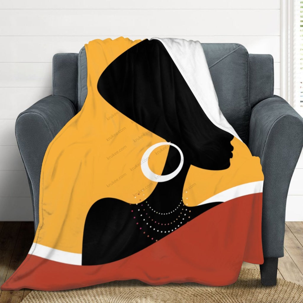 African Artwork Apron - Egyptfleece Blanket