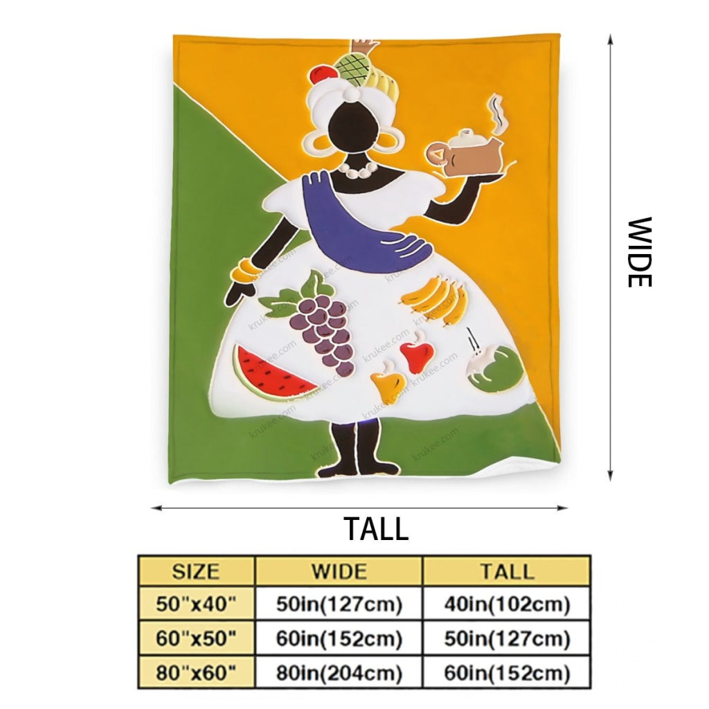 African Artwork Apron - Princessfleece Blanket