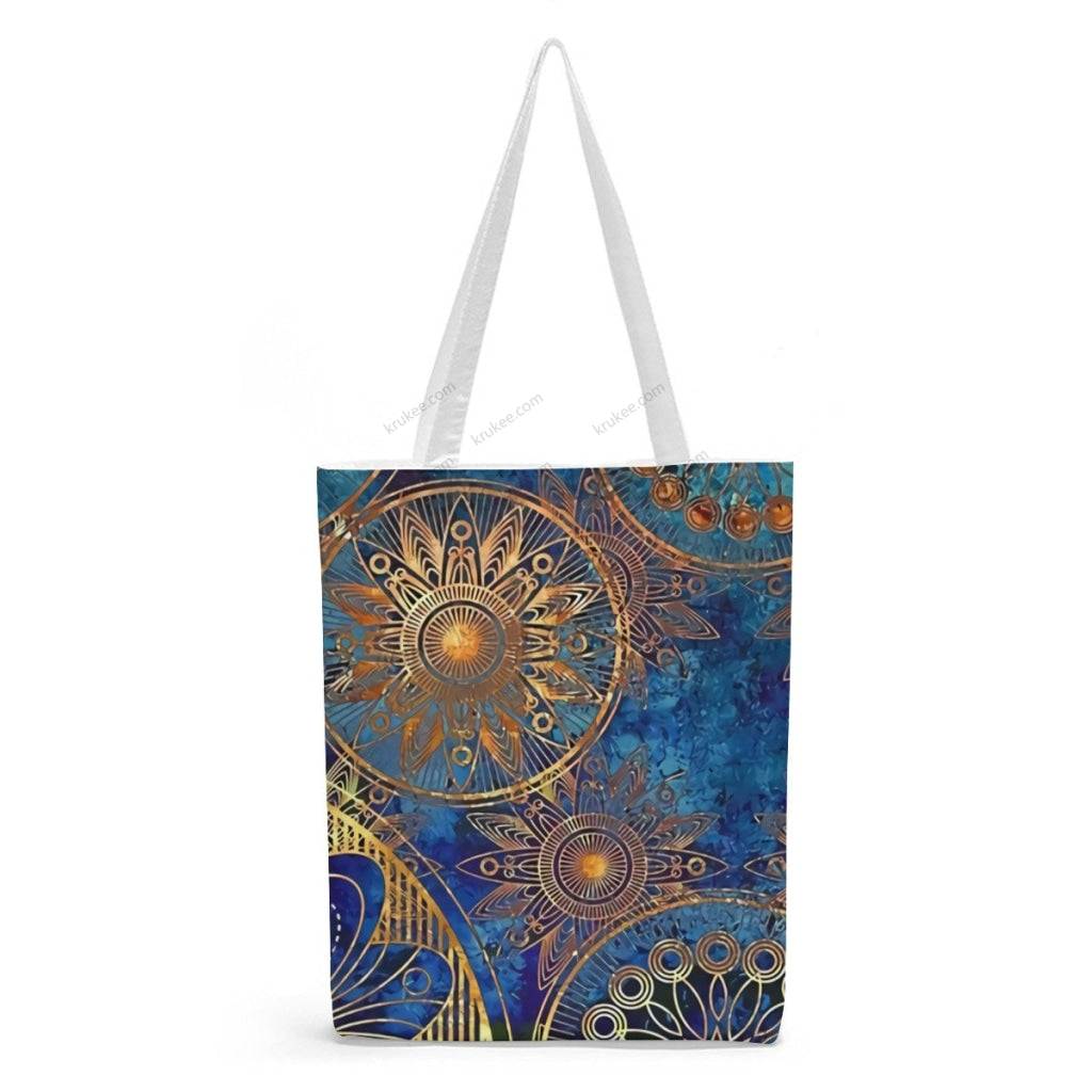 African Artwork Apron - Culture 4 Natural Linen Tote Bag White / S