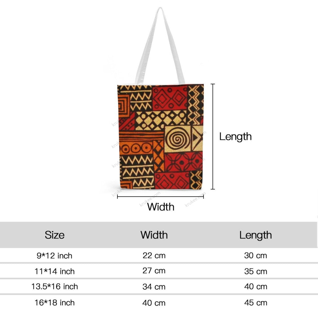 African Artwork Apron - Culture 7 Natural Linen Tote Bag