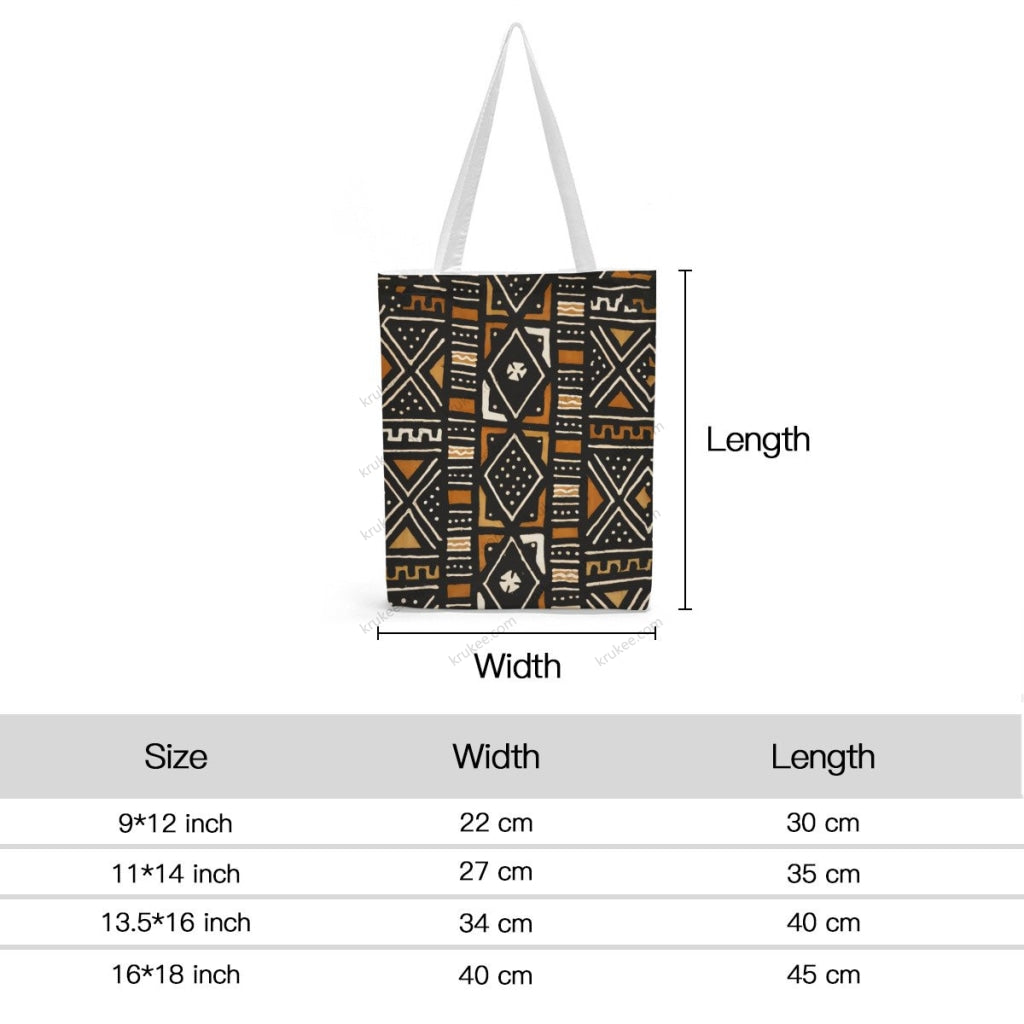 African Artwork Apron - Culture Natural Linen Tote Bag