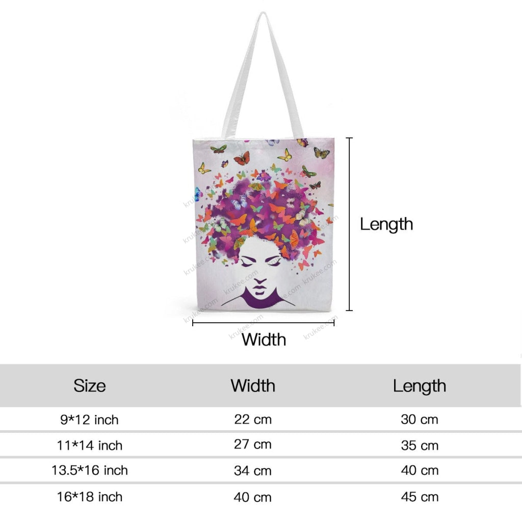 African Artwork Apron - Girl 8 Natural Linen Tote Bag