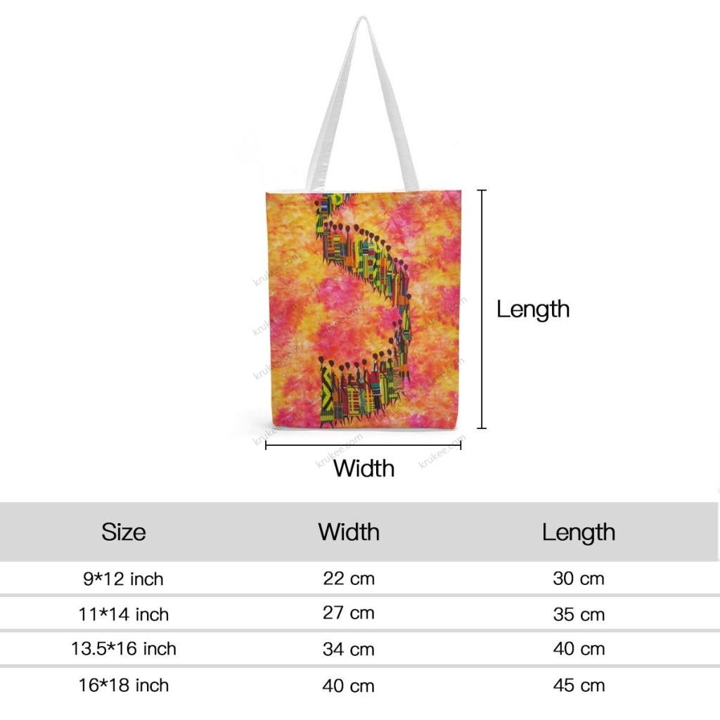 African Artwork Apron - Road Natural Linen Tote Bag