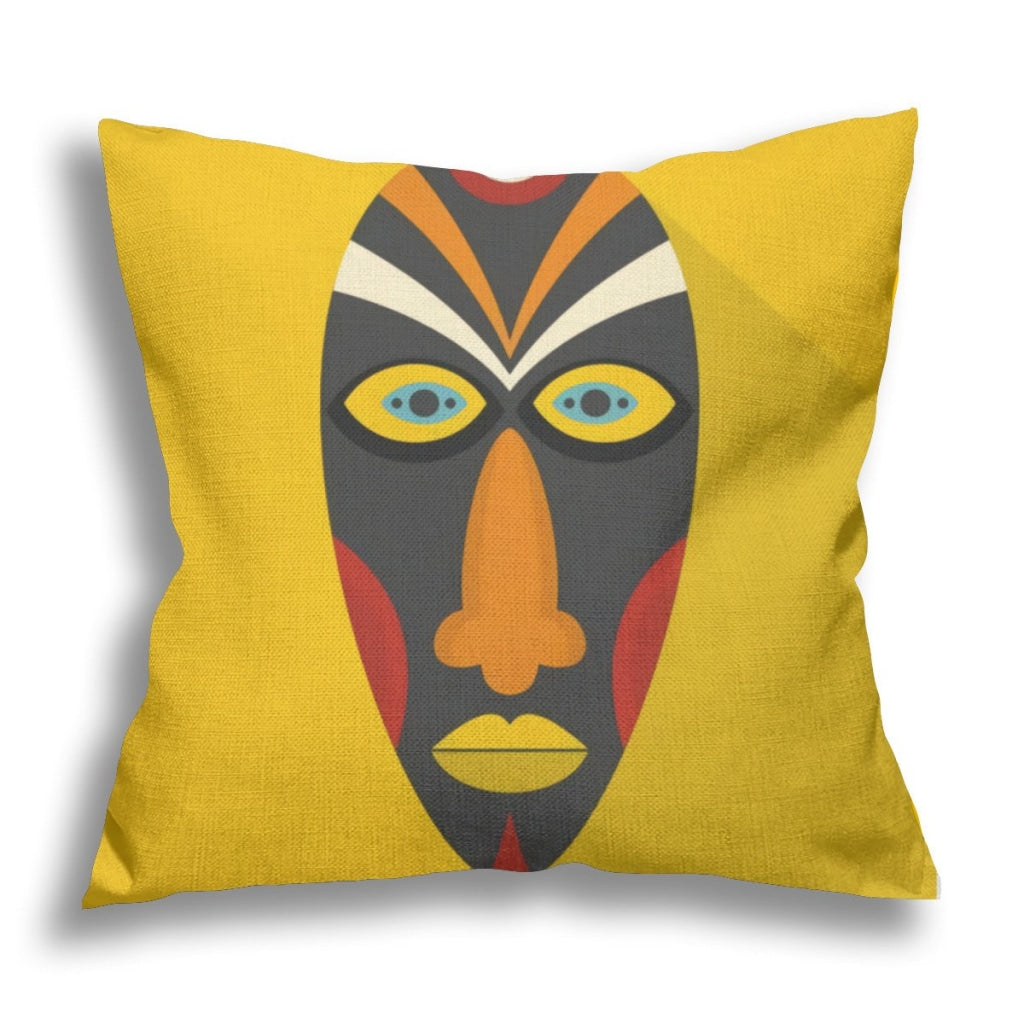 African Artwork Pillowcase - Culture 8 White / 14X14 Inch