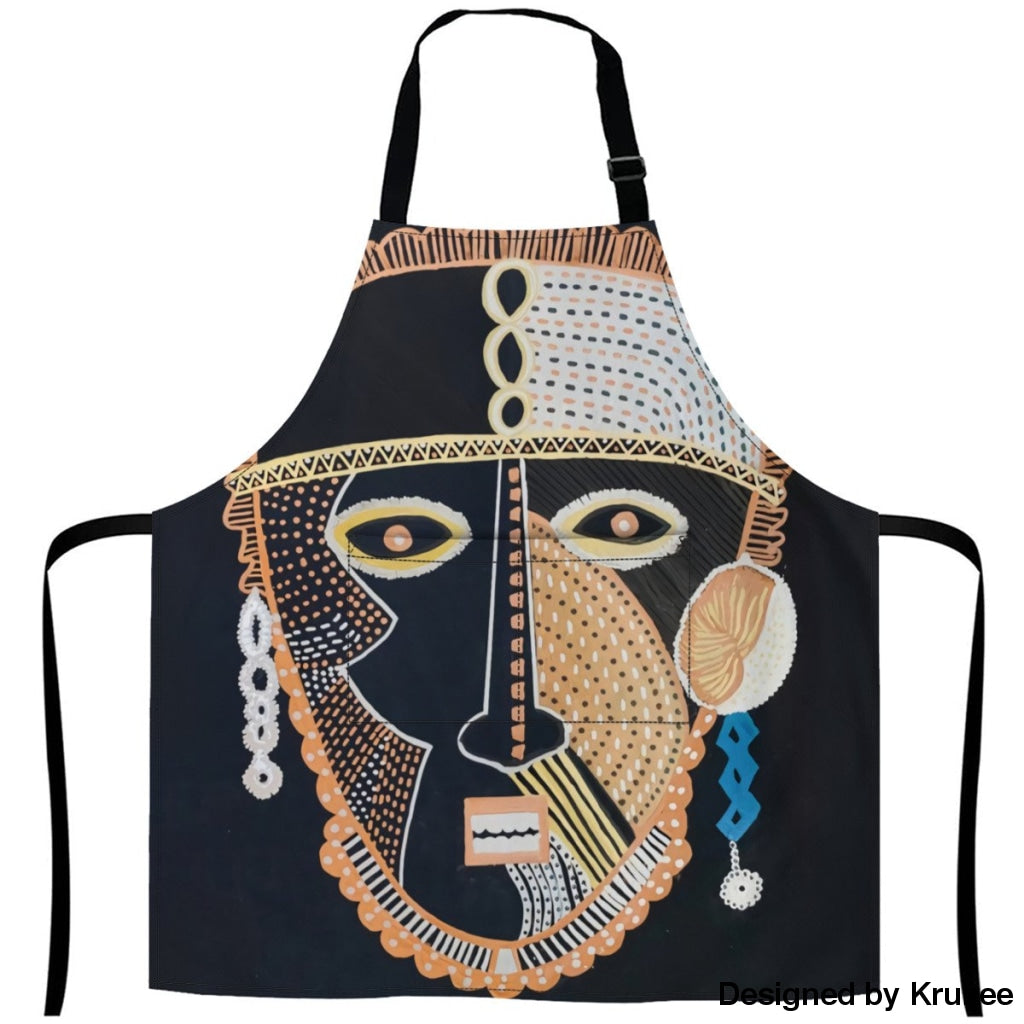 African Culture Art Apron - 11 27Inch X 29Inch Aprons