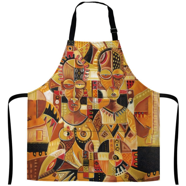 African Culture Art Apron - 12 27Inch X 29Inch Aprons