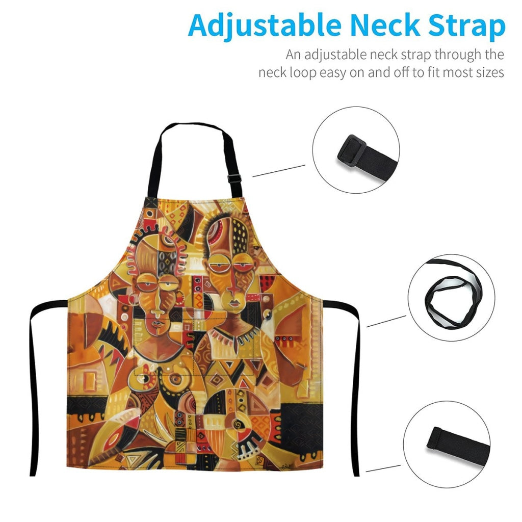 African Culture Art Apron - 12 Aprons