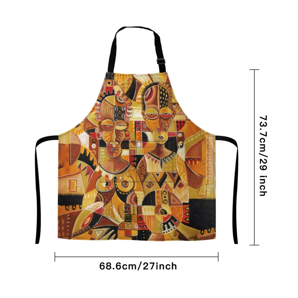 African Culture Art Apron - 12 Aprons