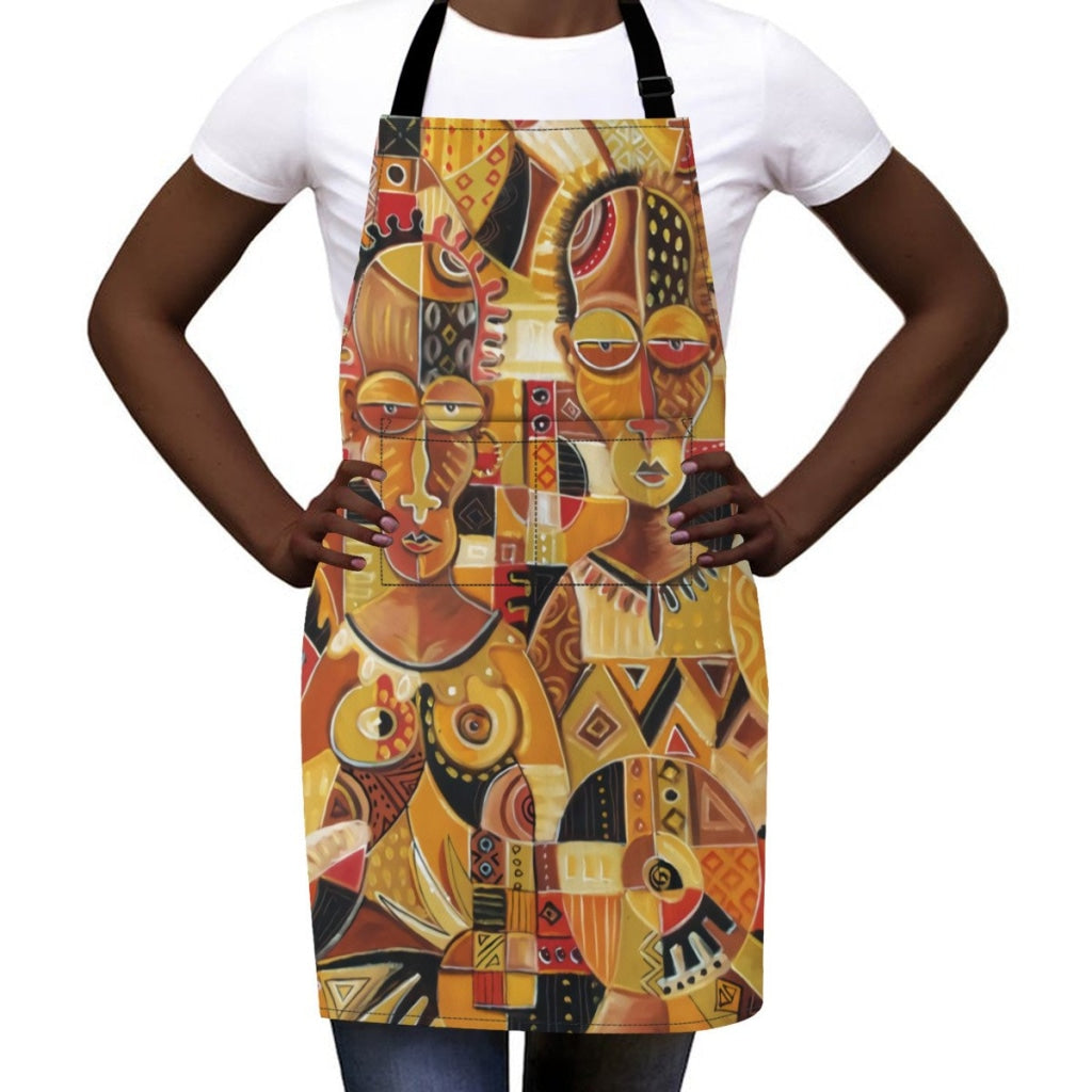 African Culture Art Apron - 12 Aprons