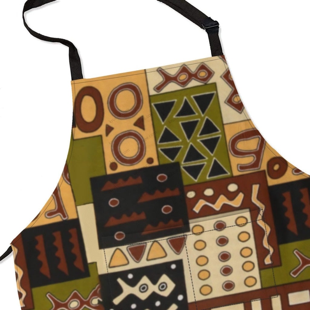 African Culture Art Apron