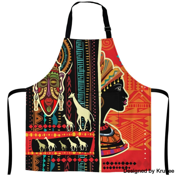 African Culture Art Apron - 22 27Inch X 29Inch Aprons