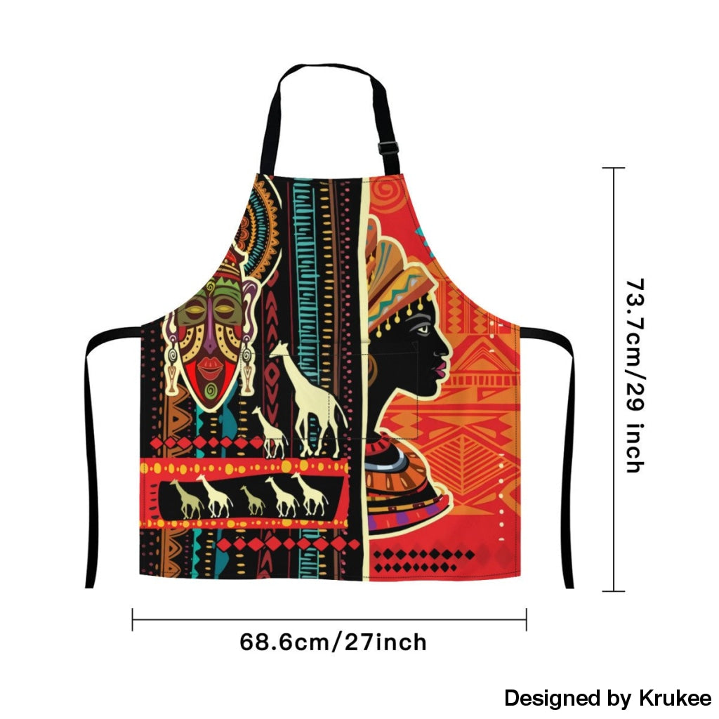 African Culture Art Apron - 22 Aprons