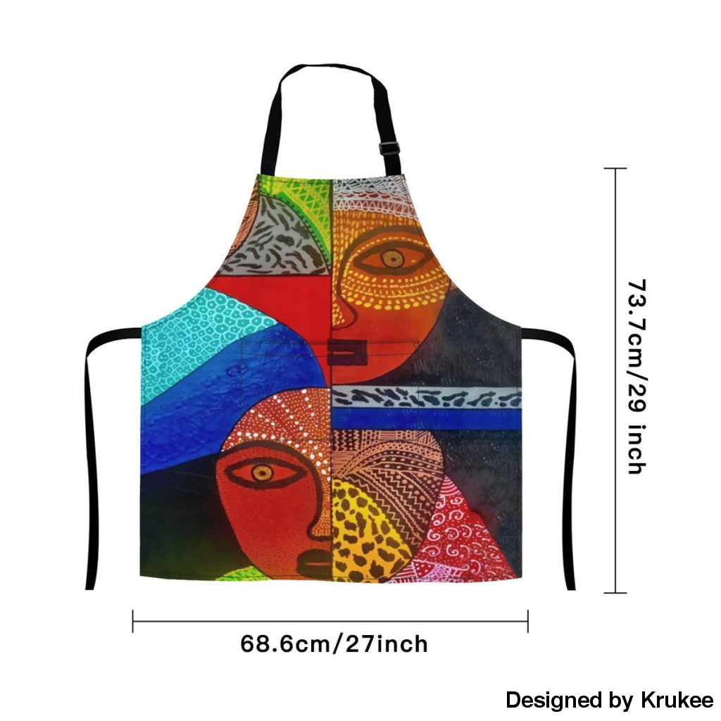 African Culture Art Apron - 3 Aprons