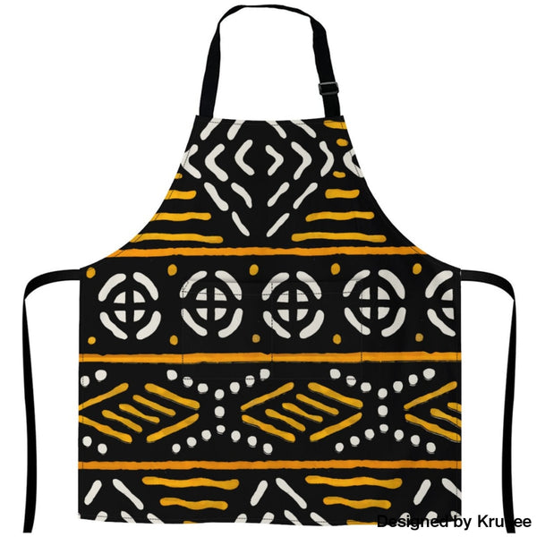 African Culture Art Apron - 5 27Inch X 29Inch Aprons