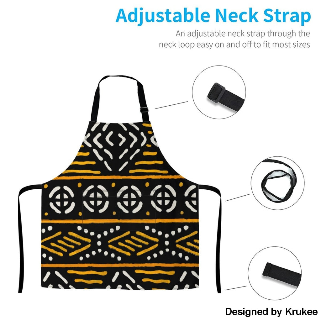 African Culture Art Apron - 5 Aprons