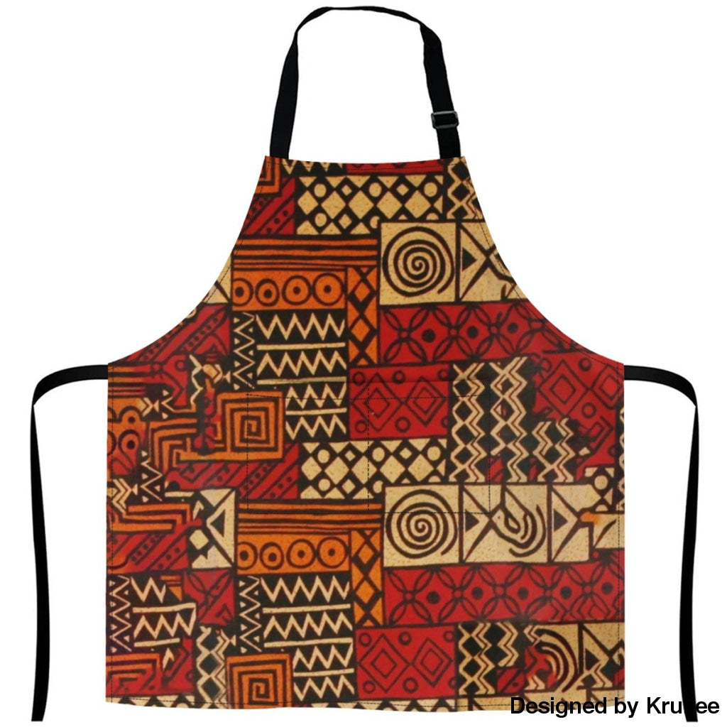 African Culture Art Apron - 6 27Inch X 29Inch Aprons