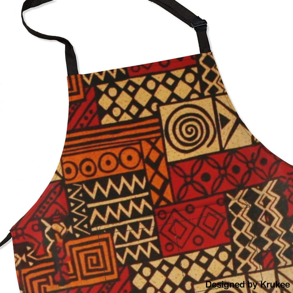 African Culture Art Apron - 6 Aprons