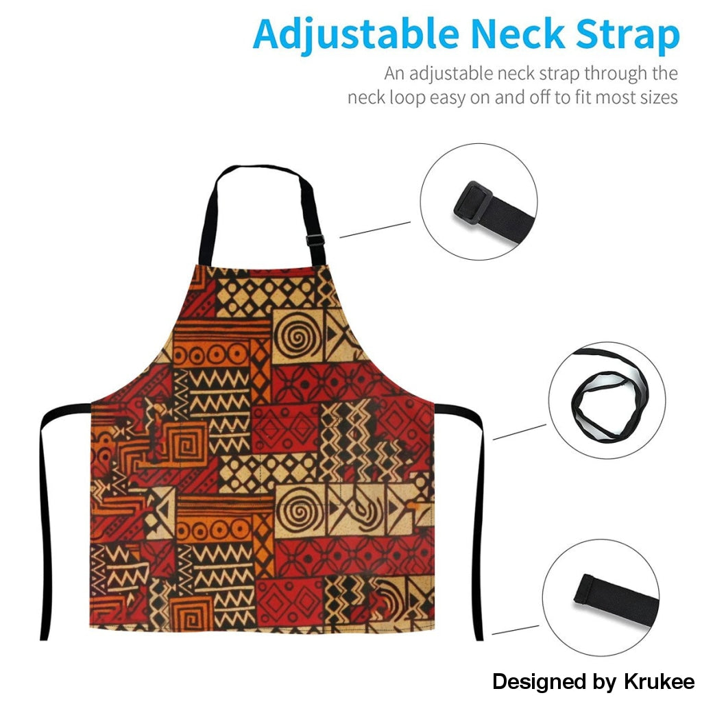 African Culture Art Apron - 6 Aprons