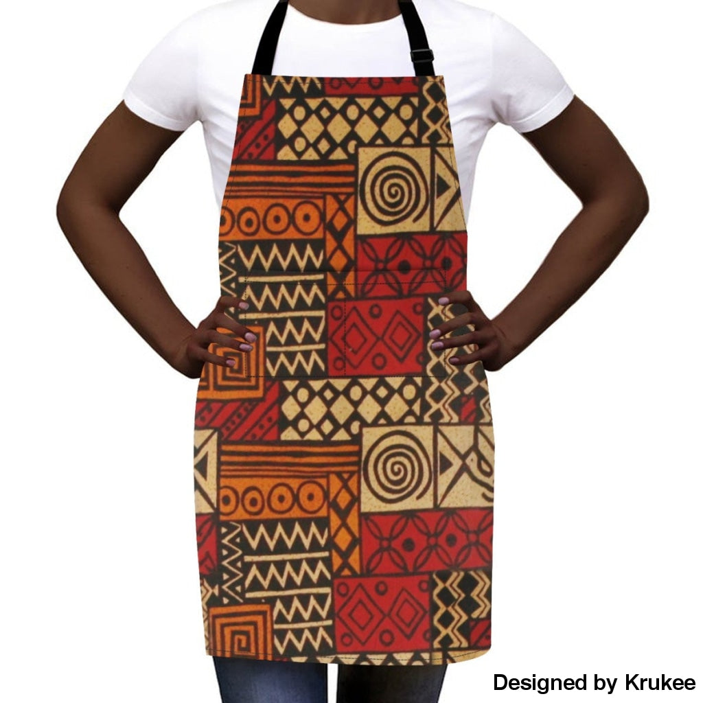 African Culture Art Apron - 6 Aprons