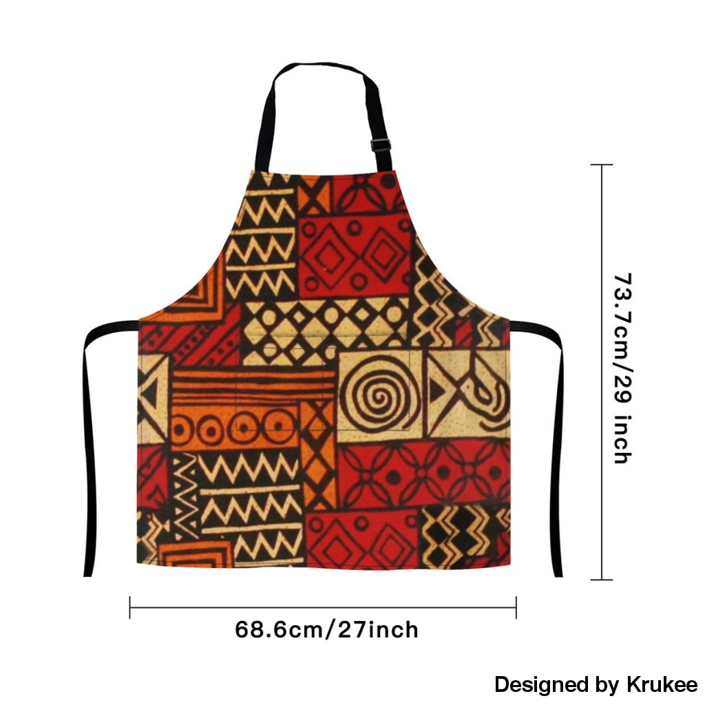 African Culture Art Apron - 7 Aprons