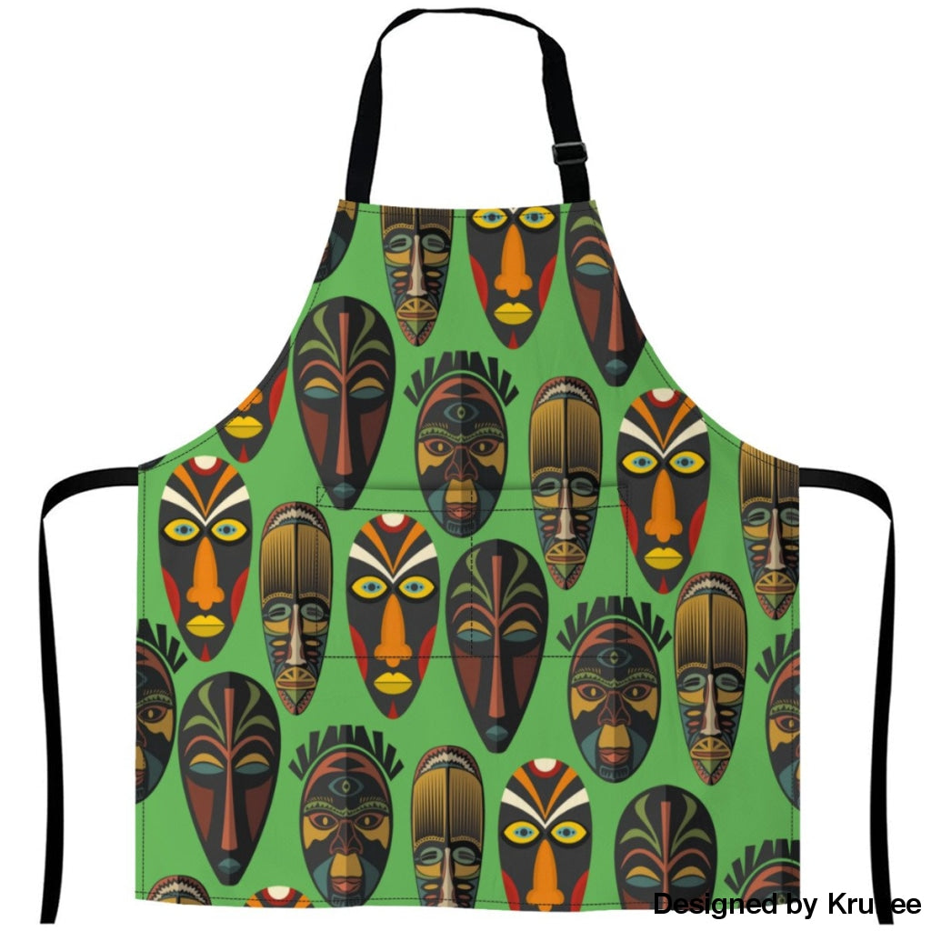 African Culture Art Apron - 76 27Inch X 29Inch Aprons