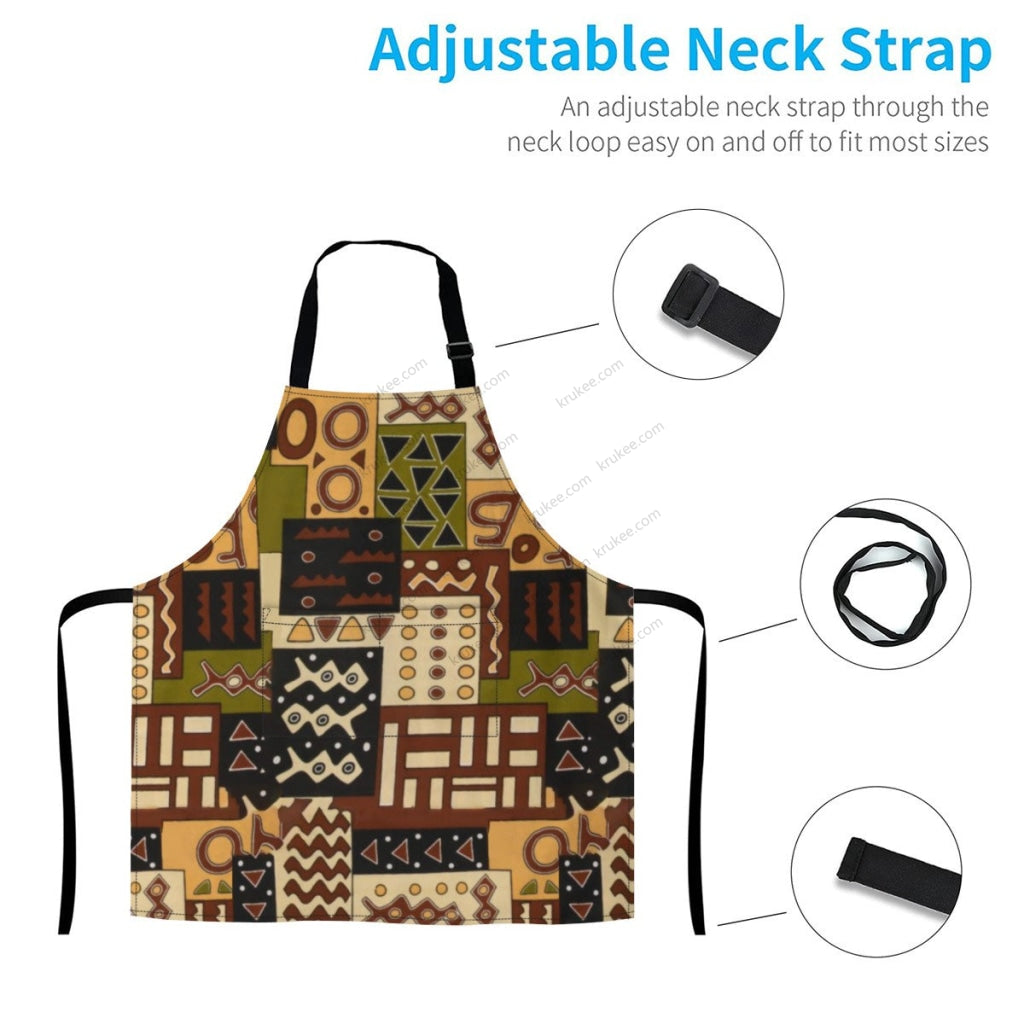 African Culture Art Apron