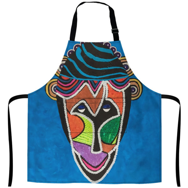 African Culture Art Apron - 9 27Inch X 29Inch Aprons