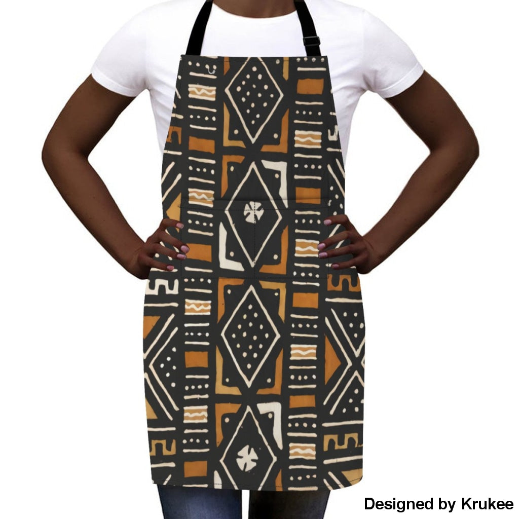 African Culture Art Apron - Aprons