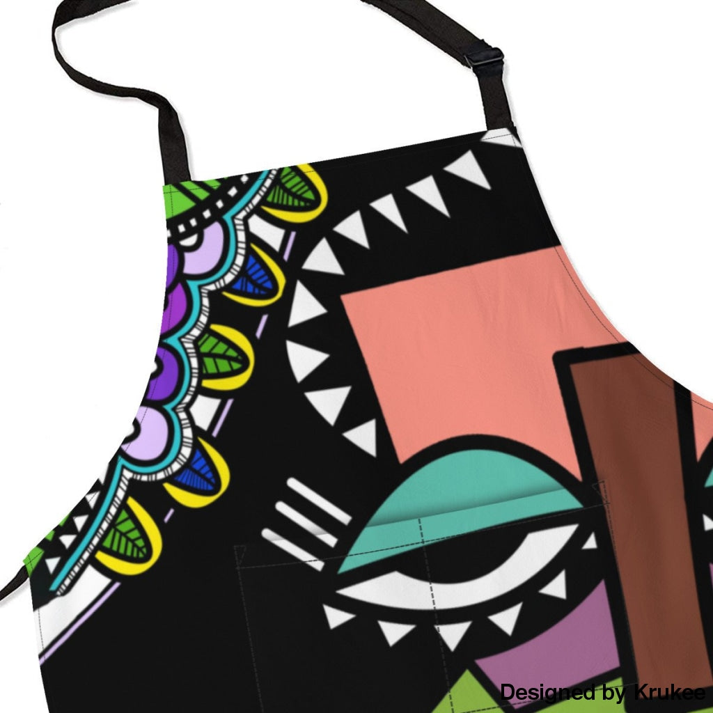 African Culture Art Apron - Aprons