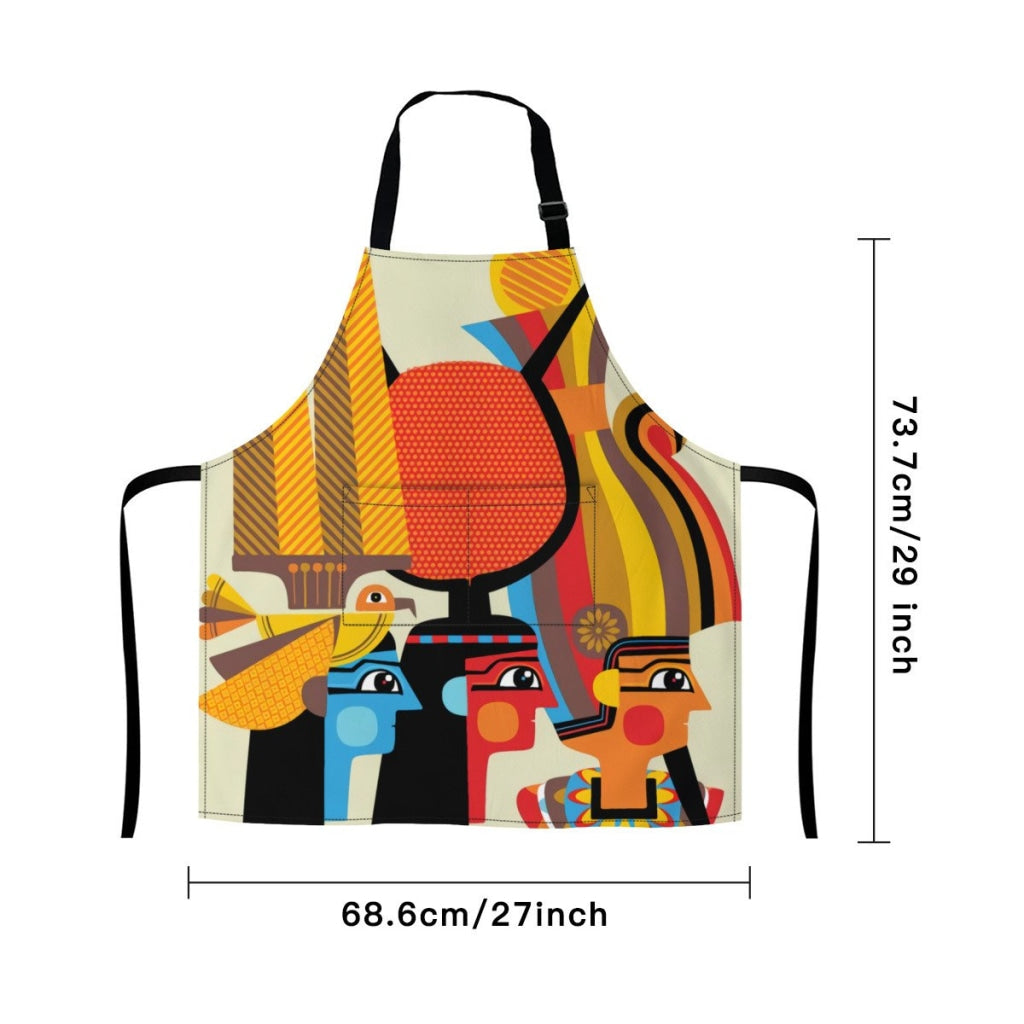 African Culture Art Apron - Egypt 2 Aprons