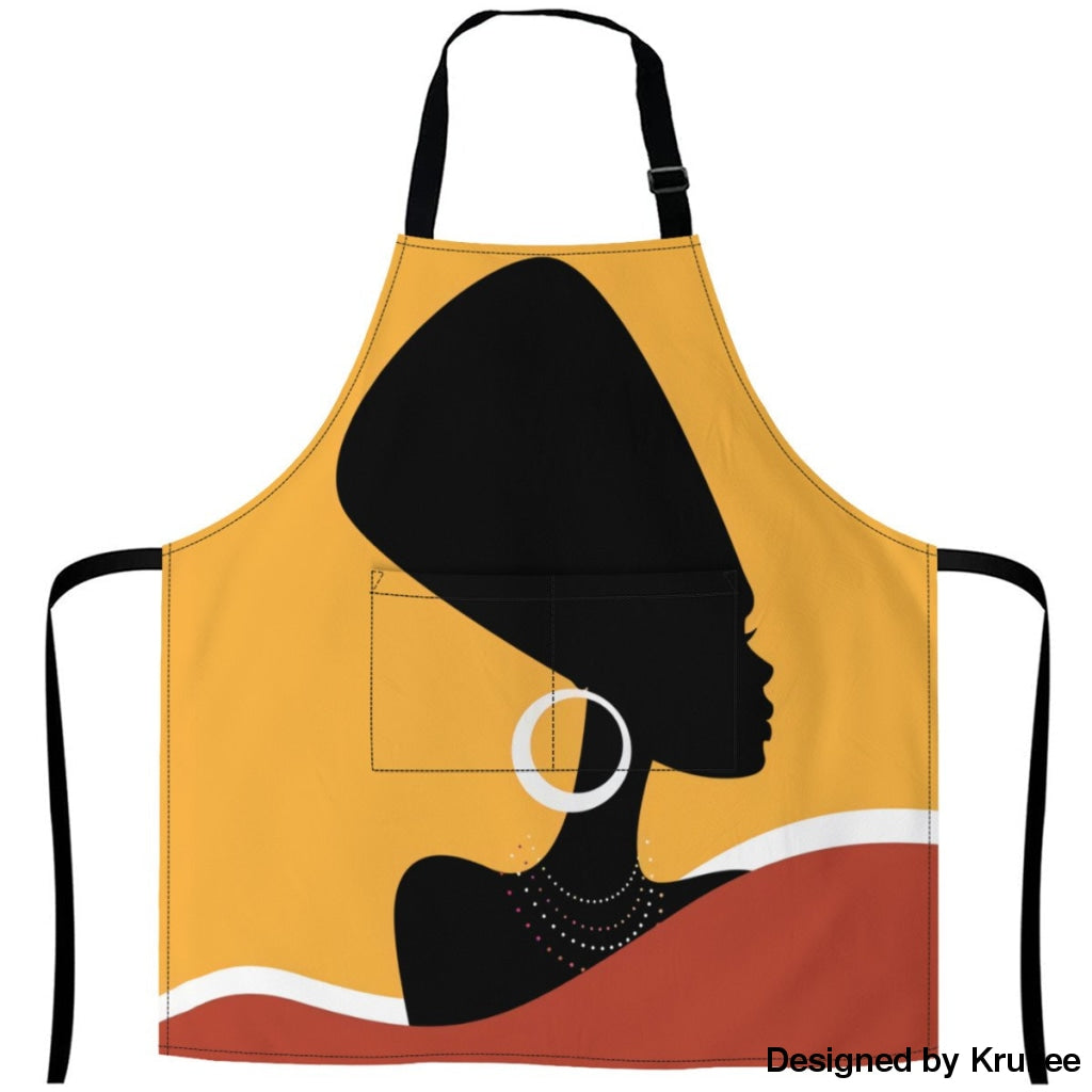 African Culture Art Apron - Egypt 27Inch X 29Inch Aprons