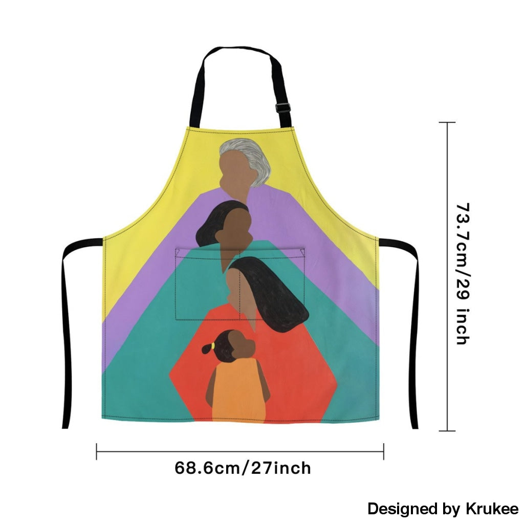 African Culture Art Apron - Family Aprons