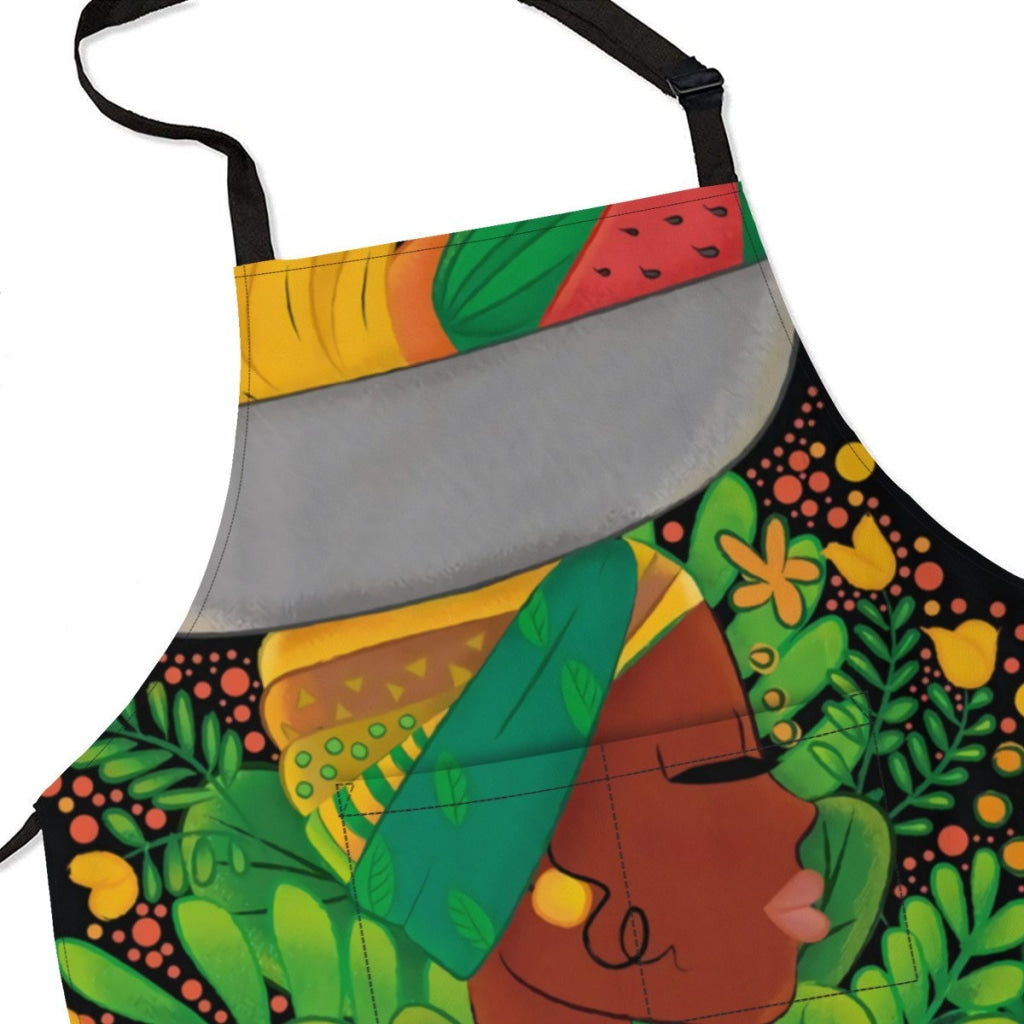 African Culture Art Apron - Fruits 3 Aprons