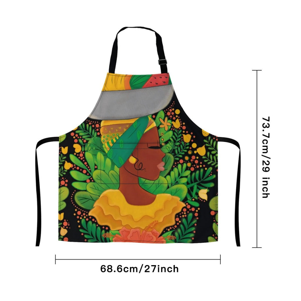 African Culture Art Apron - Fruits 3 Aprons