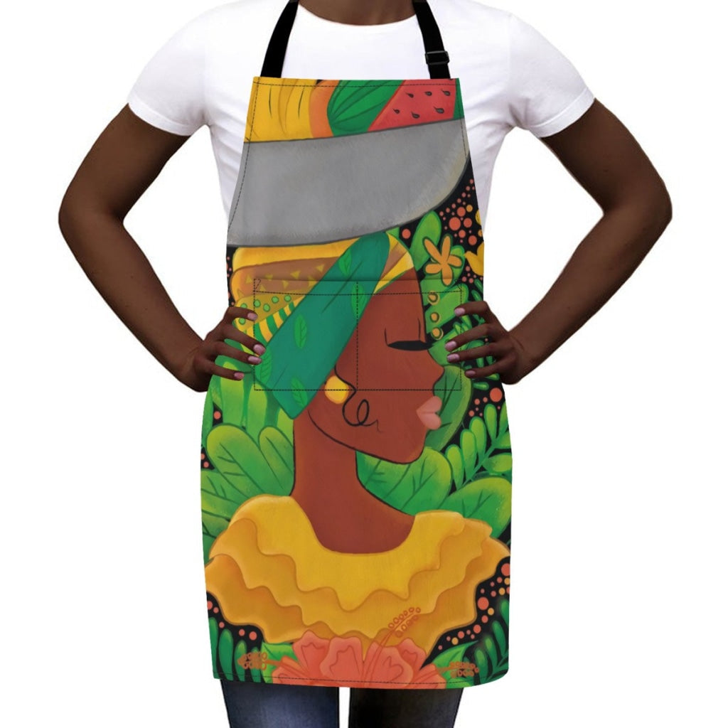 African Culture Art Apron - Fruits 3 Aprons