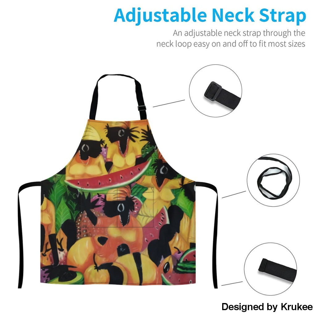 African Culture Art Apron - Fruits Aprons