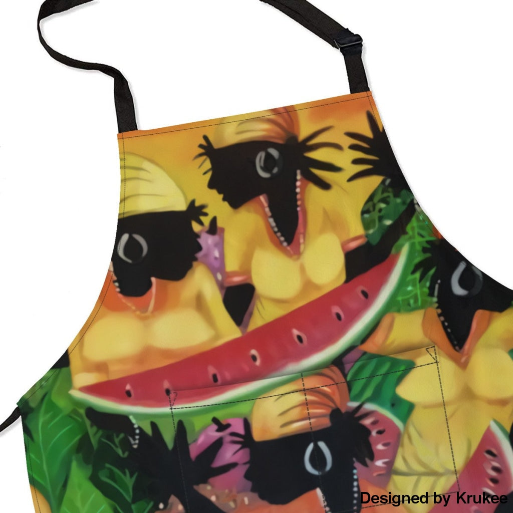 African Culture Art Apron - Fruits Aprons