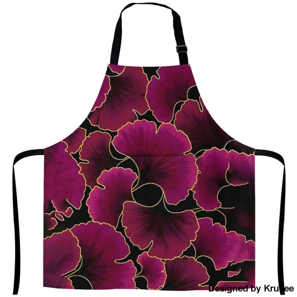 African Culture Art Apron - Ginko 2 27Inch X 29Inch Aprons