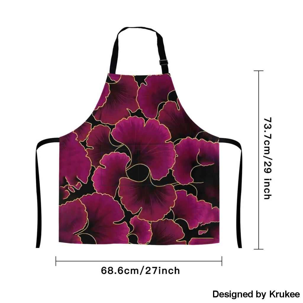 African Culture Art Apron - Ginko 2 Aprons