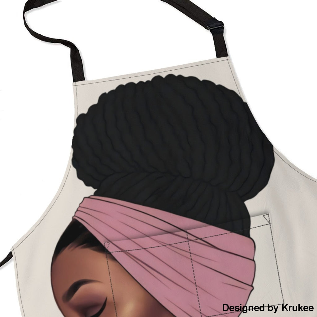 African Culture Art Apron - Girl Aprons