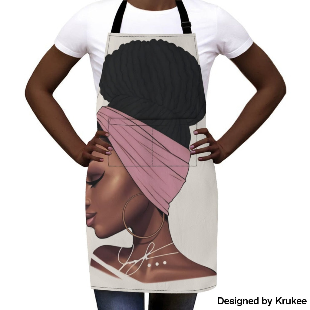 African Culture Art Apron - Girl Aprons