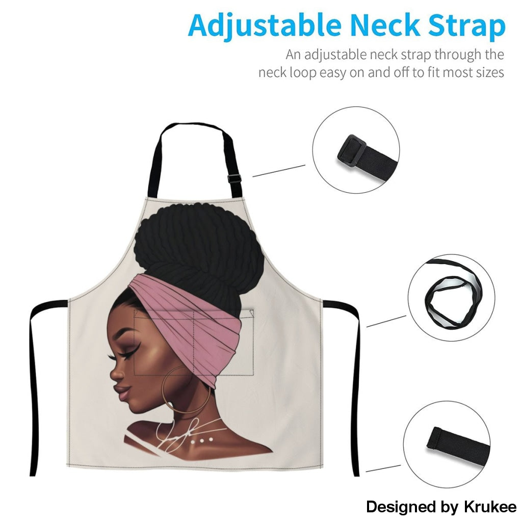 African Culture Art Apron - Girl Aprons