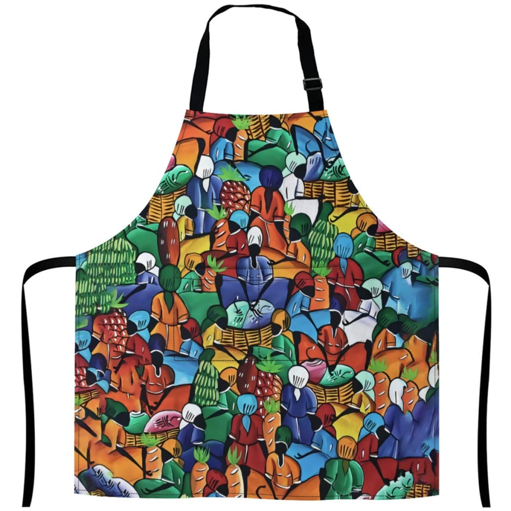 African Culture Art Apron - Harvest 2 27Inch X 29Inch Aprons