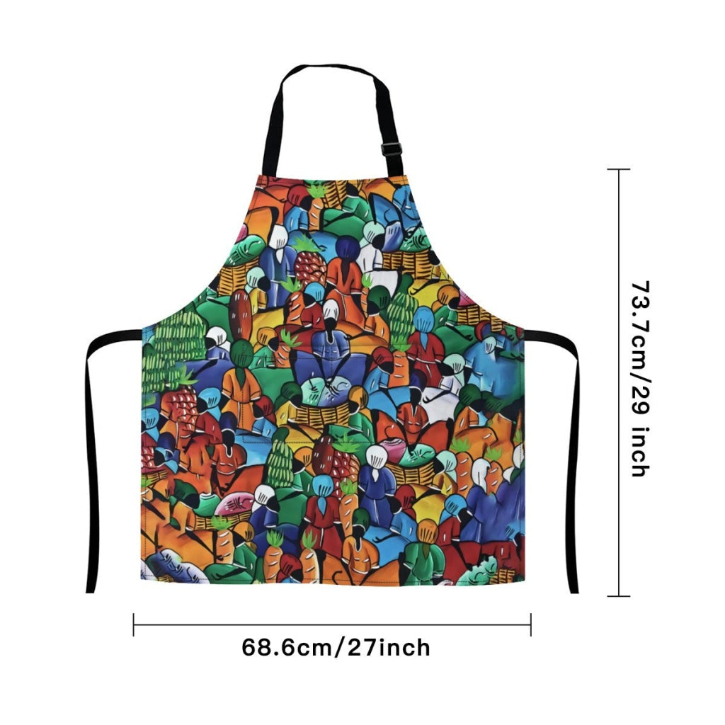 African Culture Art Apron - Harvest 2 Aprons