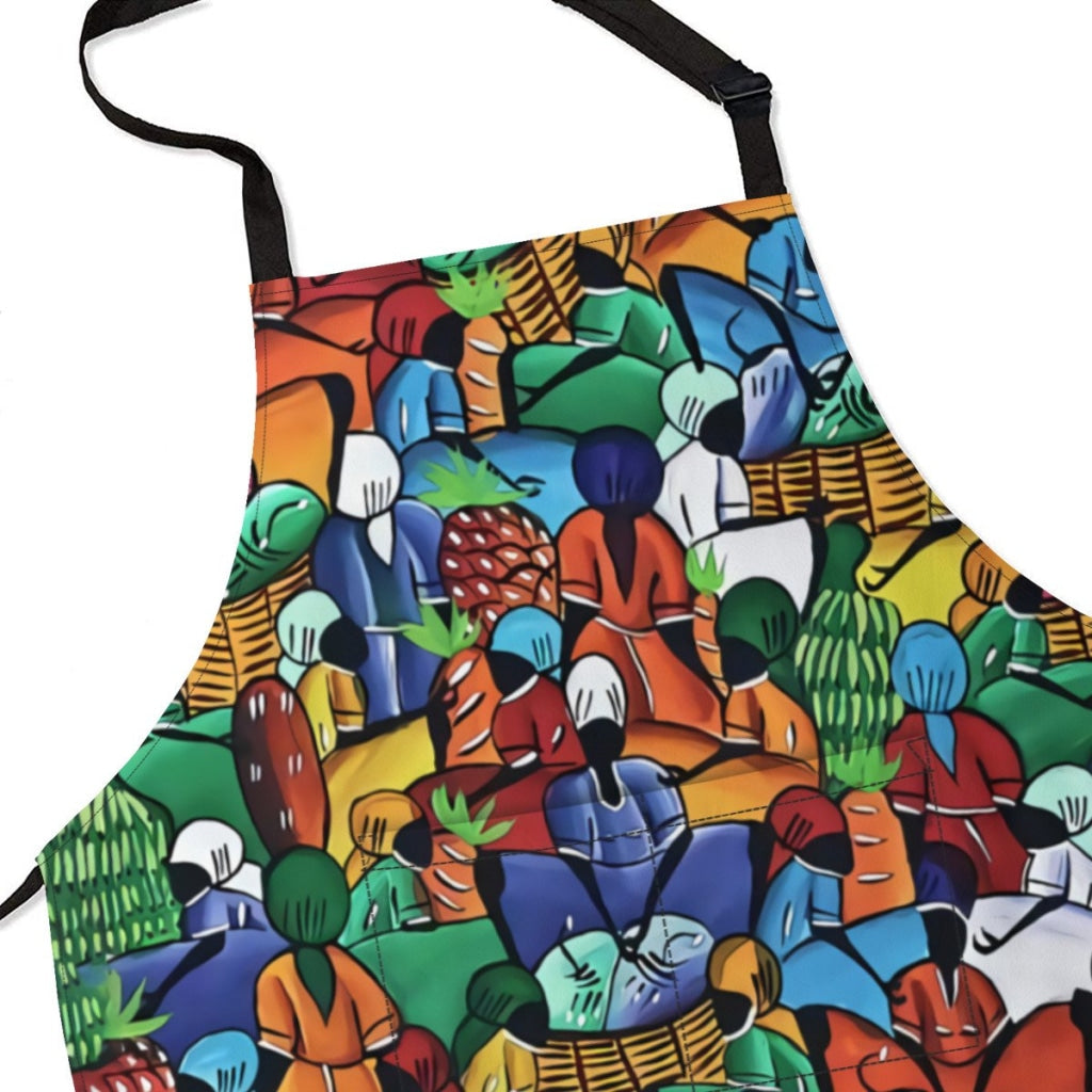 African Culture Art Apron - Harvest 2 Aprons