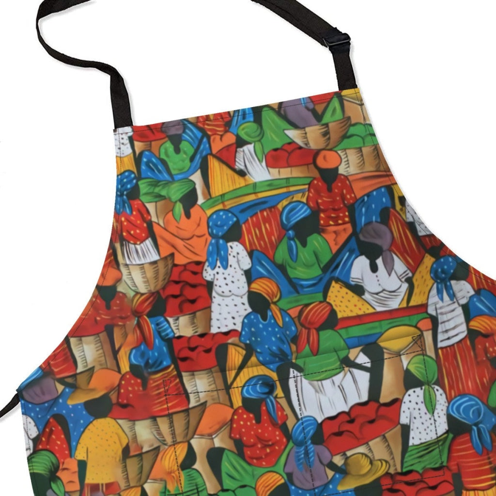 African Culture Art Apron - Harvest 5 Aprons