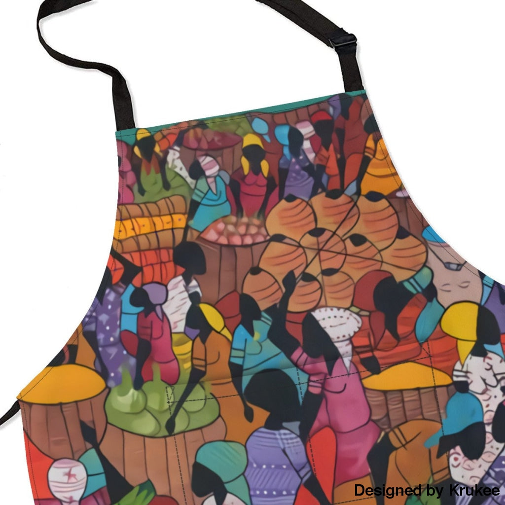 African Culture Art Apron - Harvest Aprons