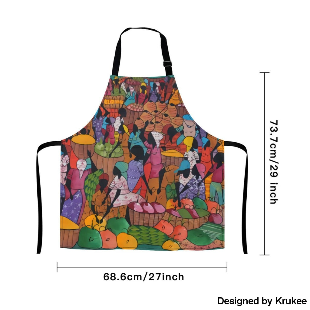 African Culture Art Apron - Harvest Aprons