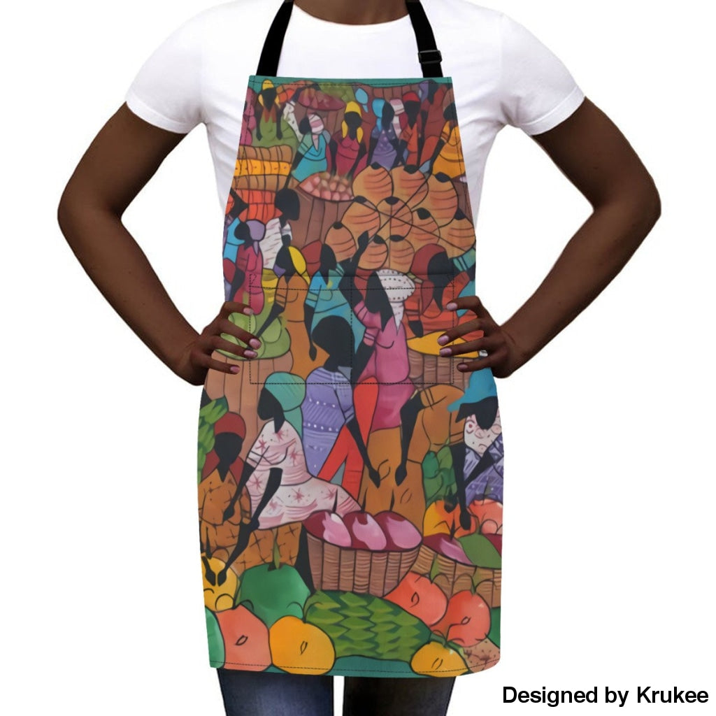 African Culture Art Apron - Harvest Aprons