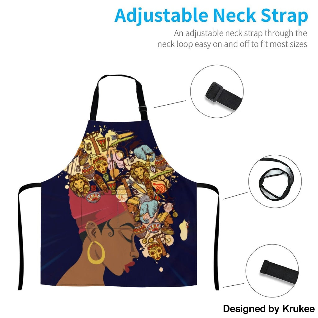 African Culture Art Apron - History Aprons